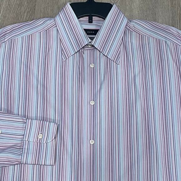 Zara Men Other - Zara Mens Shirt Large Wedding Guest Button Up Party Evening Interview Career